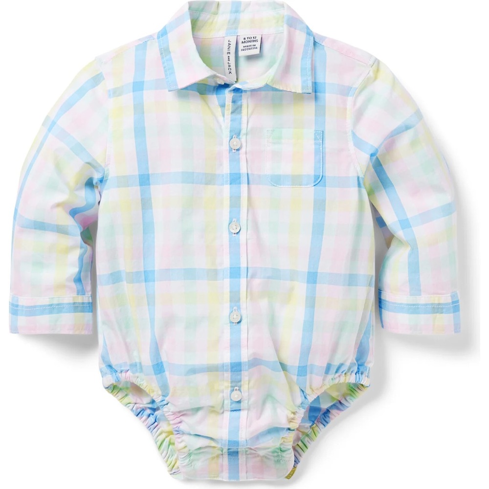 Janie and Jack Baby Gingham Bodysuit
